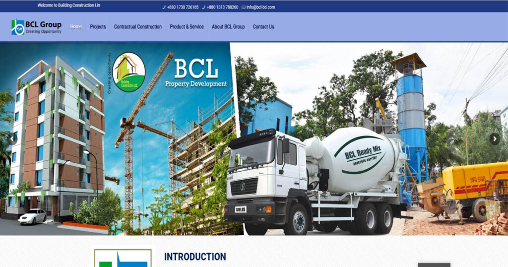 Building Construction Limited (BCL) Real estate Building Construction Companies