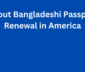 Describes the Bangladeshi passport and requests information in English.