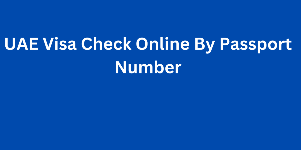 how to check uae number details online